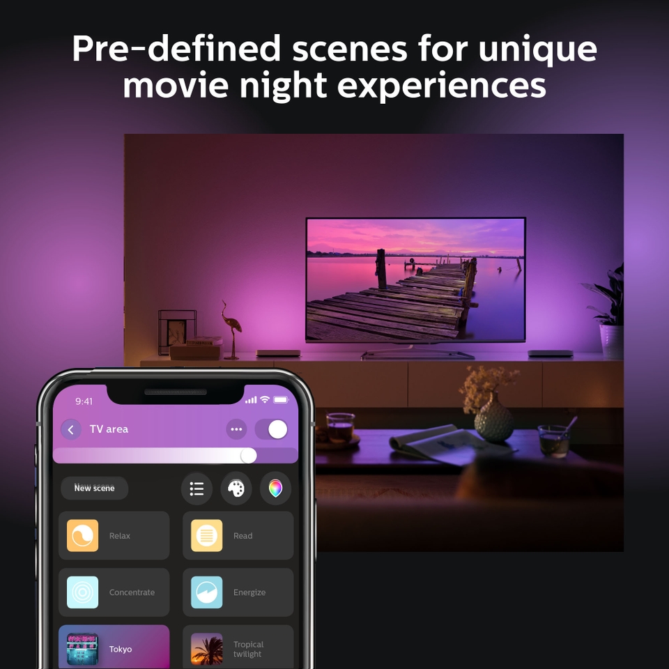 Philips Hue Play Colour Ambiance Smart LED Lightbars - 3 Pack