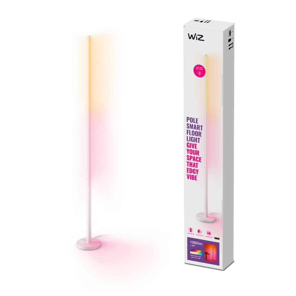 WiZ Smart LED Colour Pole Floor Lamp