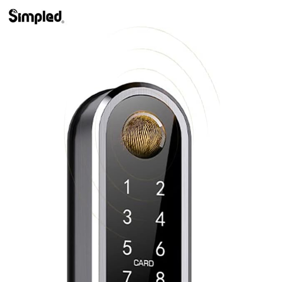 Simpled EF Slim Series Smart Lock - Silver