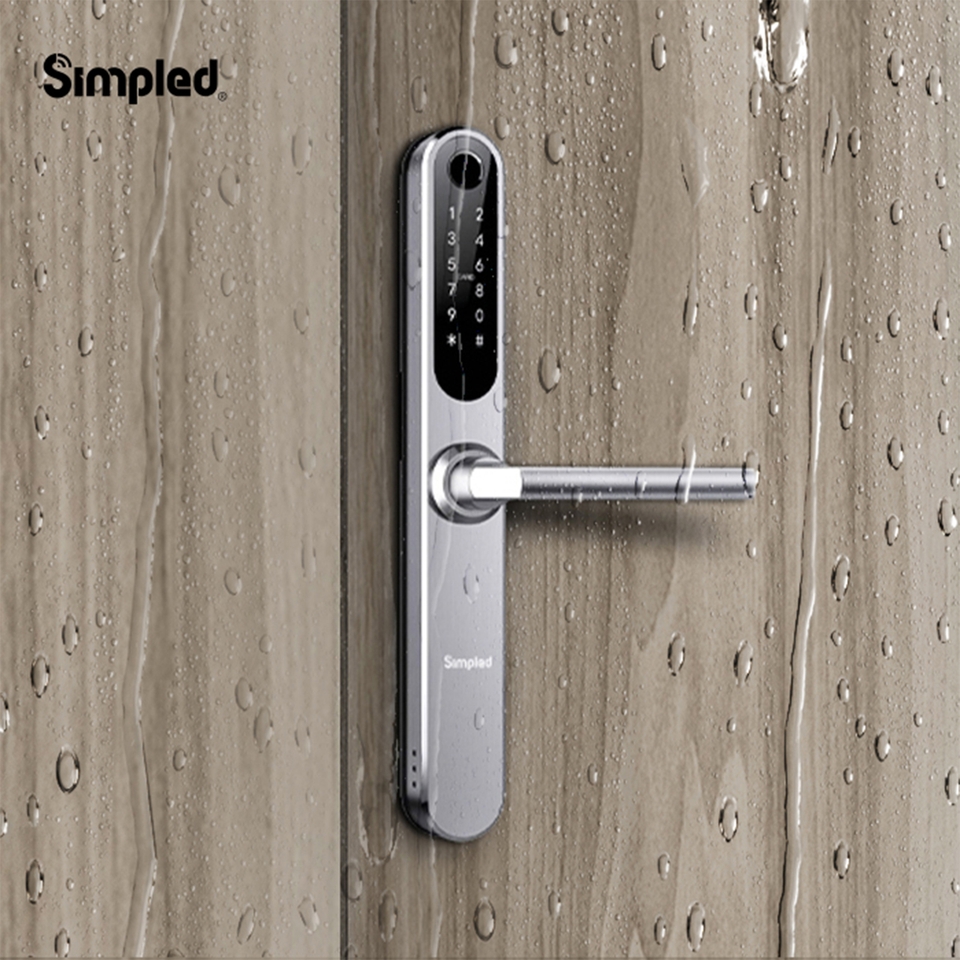 Simpled EF Slim Series Smart Lock - Silver