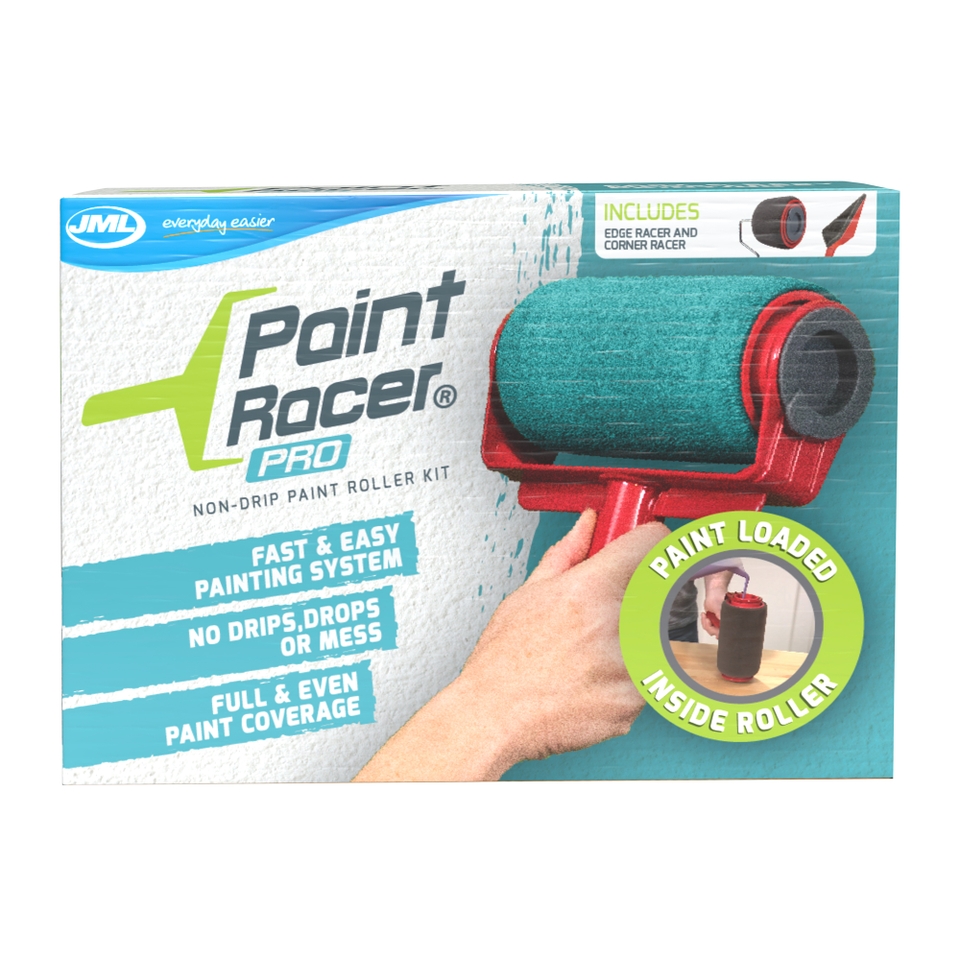 JML Paint Racer Pro - Non Drip Paint Roller Kit