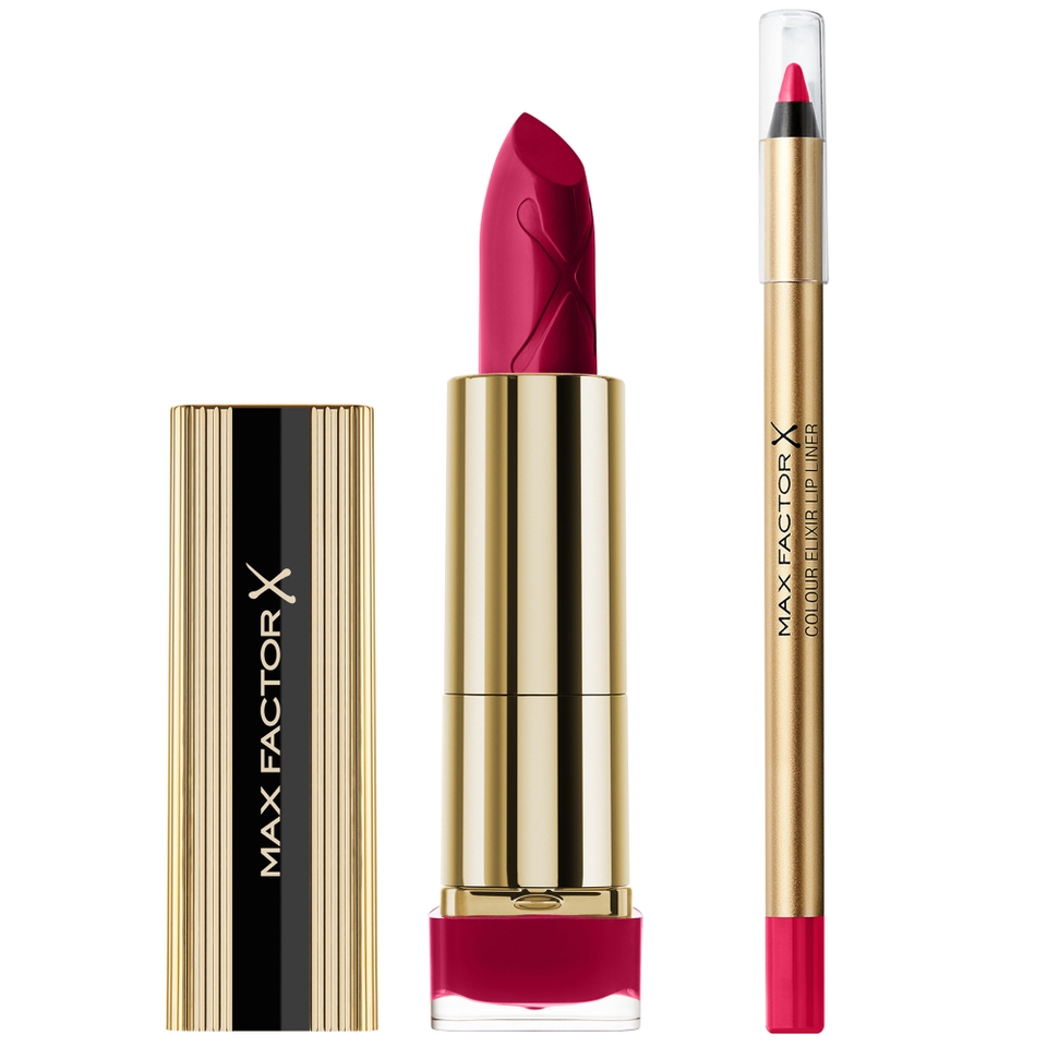 Max Factor Lipstick and Lip Liner Bundle - Ruby Red