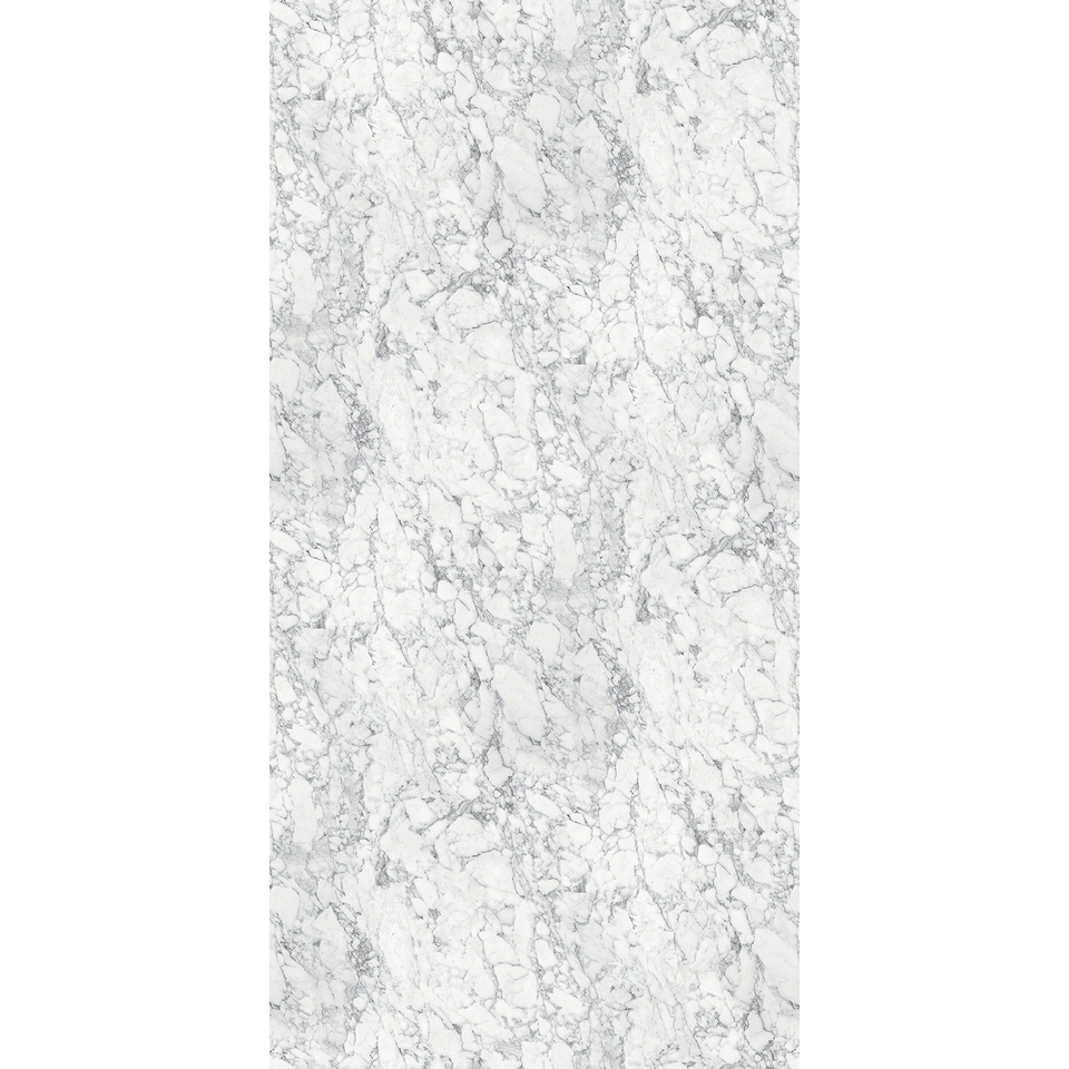 Wetwall Laminate White Marble 1200 Square Edge Wall Panel