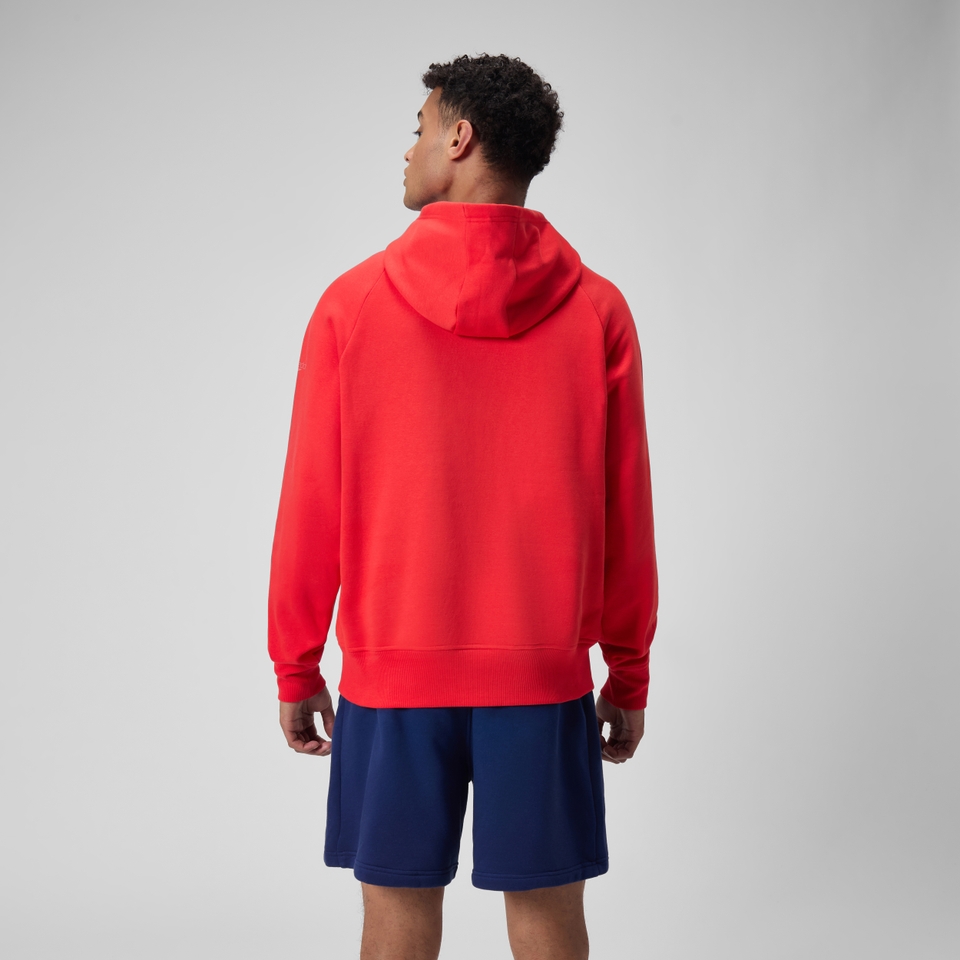 Unisex Fleece Hoodie Red