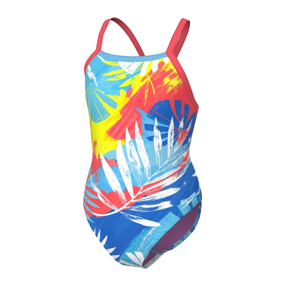 Women's Print Propel Back One Piece Red/Blue