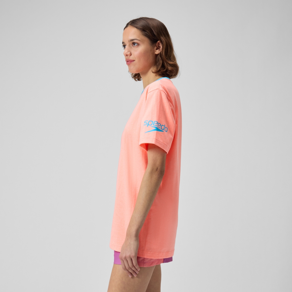 Women's Colorblock Vibe Tee Red/Black