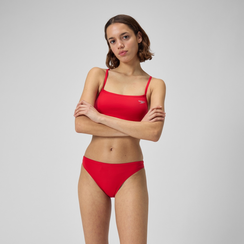 Women's Solid Classic Bottom Red