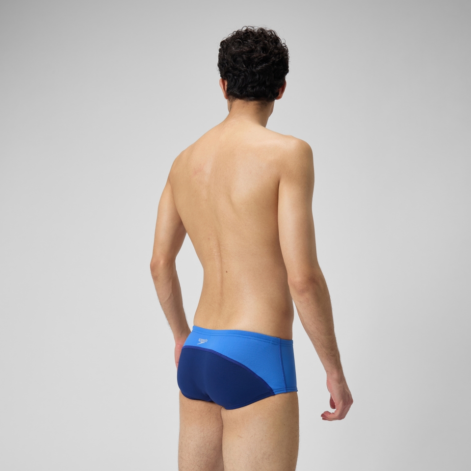 Men's Colorblock Euro Brief Navy