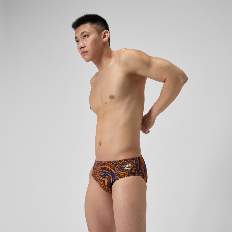Men's Hydrochasm  Brief Orange/Navy