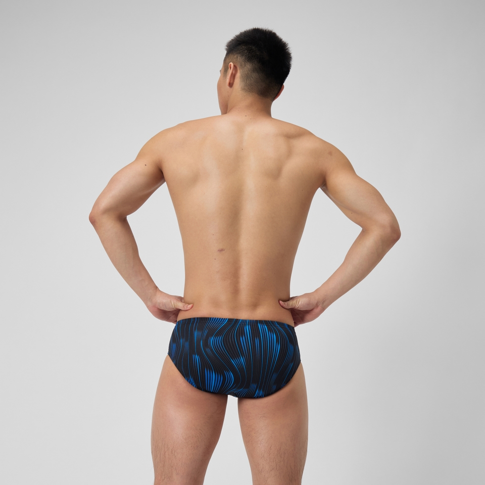 Men's Space Train Brief Blue/Black