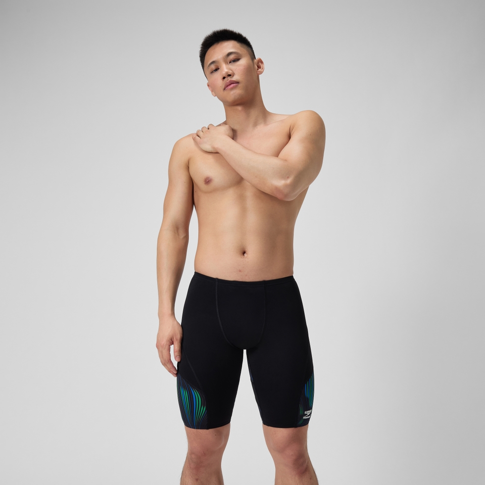 Men's Space Train Jammer Black/Blue/Green