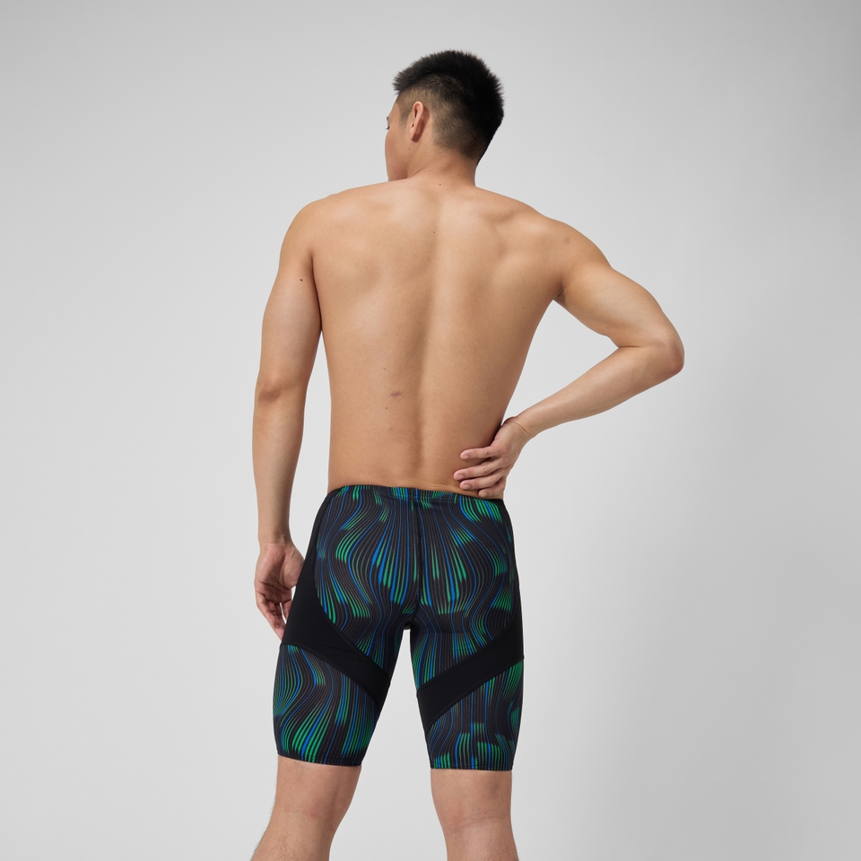 Men's Space Train Jammer Black/Blue/Green