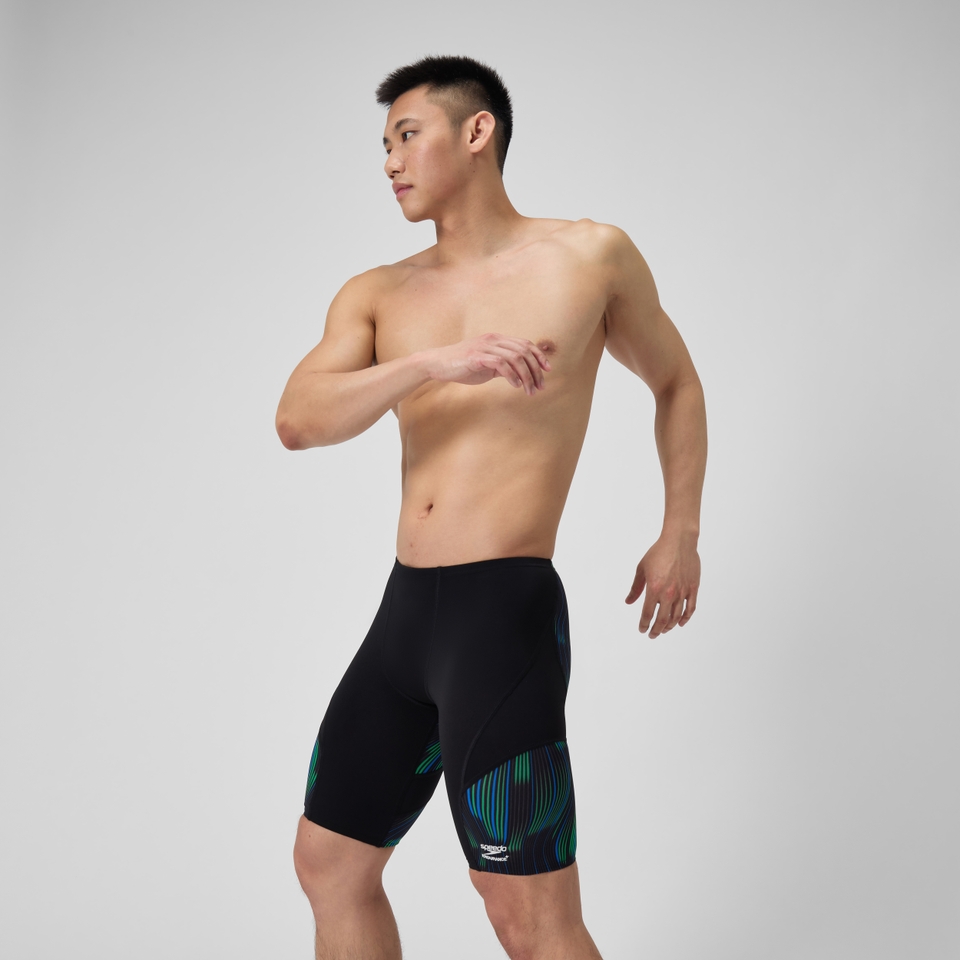 Men's Space Train Jammer Black/Blue/Green