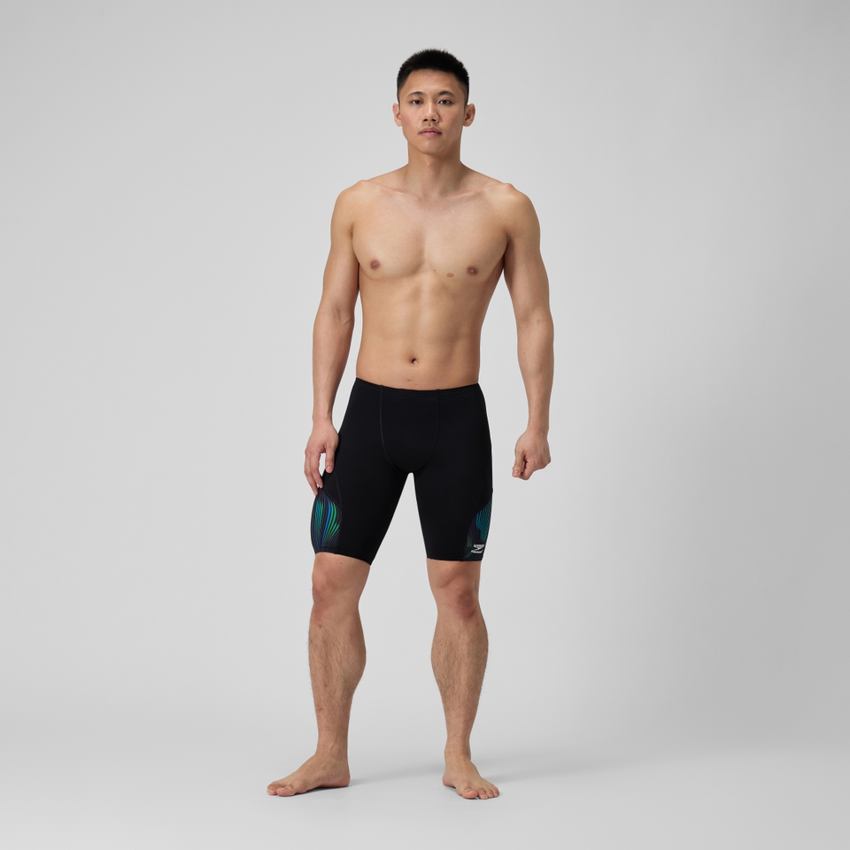 Men's Space Train Jammer Black/Blue/Green