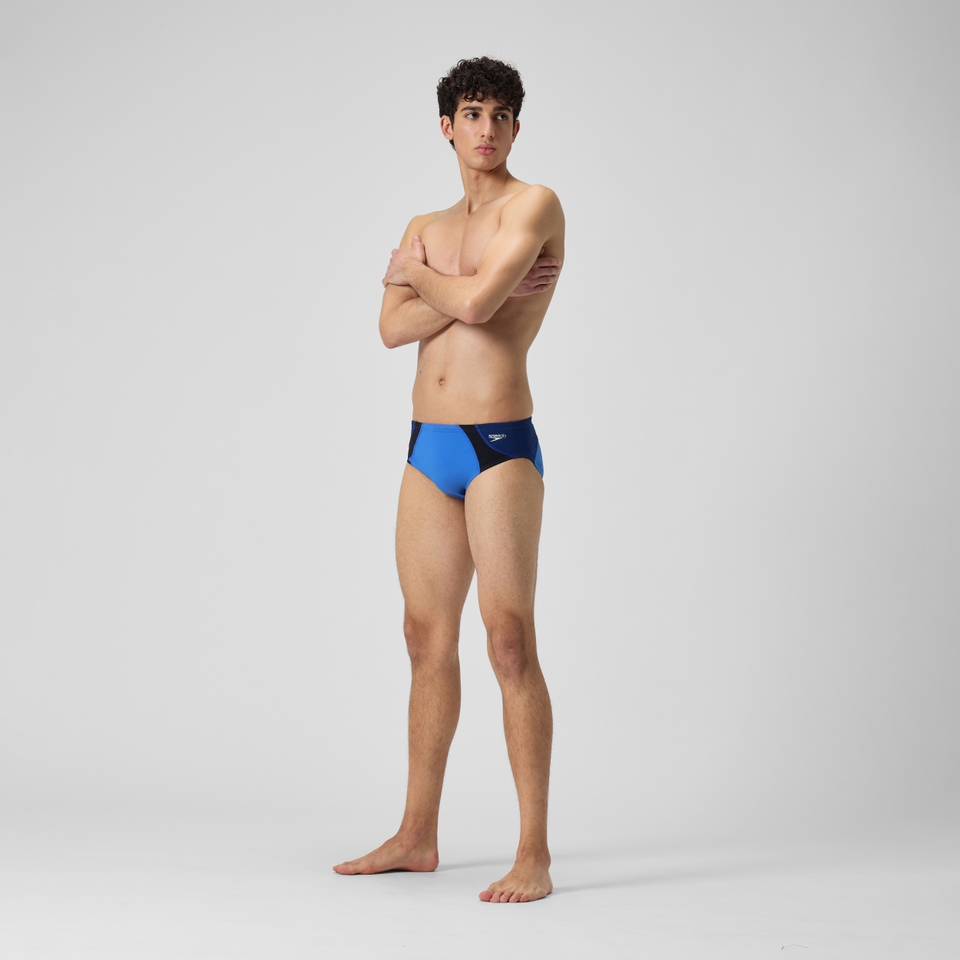 Men's Colorblock One Brief Blue