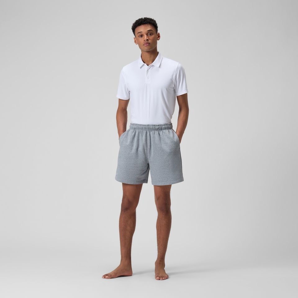SPEEDO Unisex Fleece Short Heather Grey