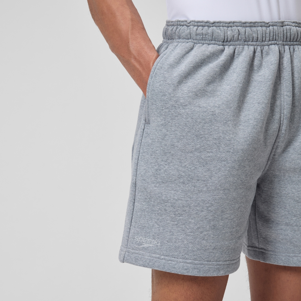 SPEEDO Unisex Fleece Short Heather Grey