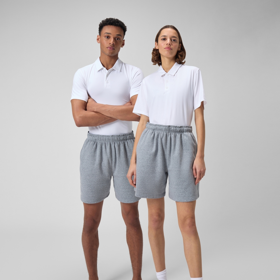 SPEEDO Unisex Fleece Short Heather Grey