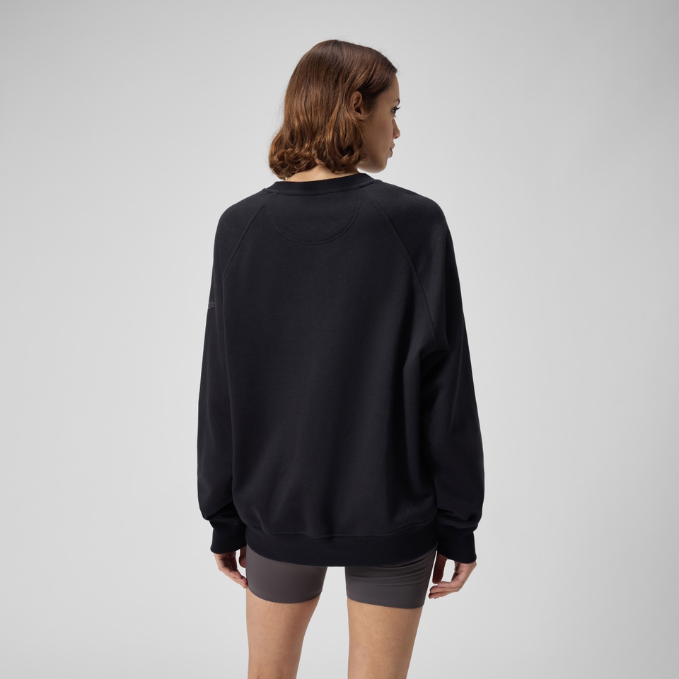 SPEEDO Unisex Fleece Crew Team Black