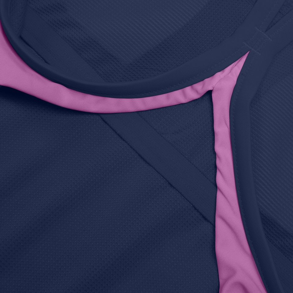 Women's Colourblock Racerback Swimsuit Blue