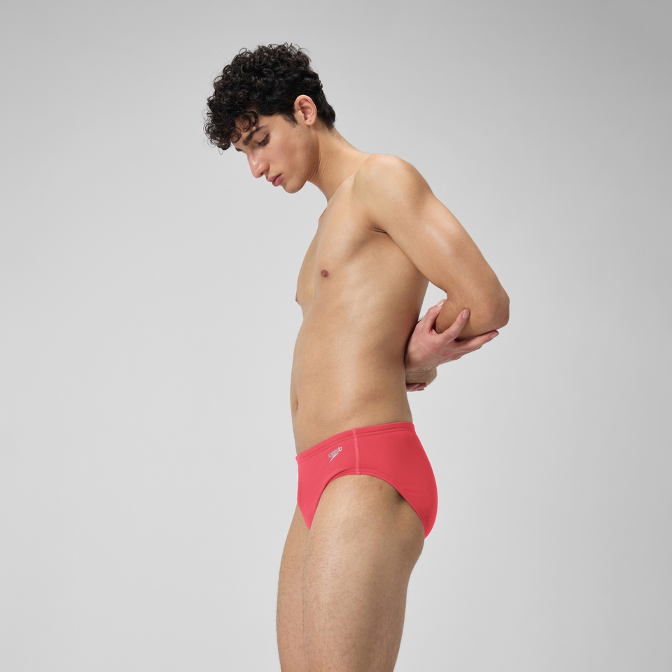 Caleçon boxeur ajusté boxeur ajusté Endurance couleur unie One pour hommes, rouge/noir