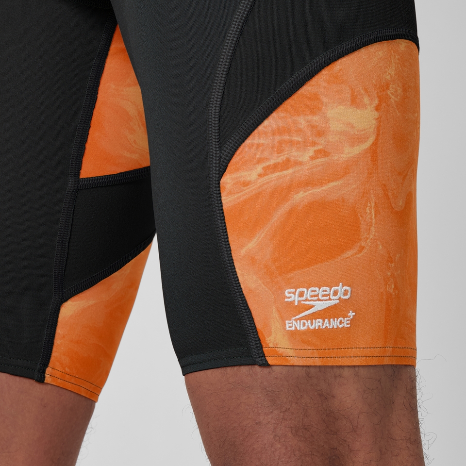 Cuissard de natation Lunar Storm pour hommes, orange