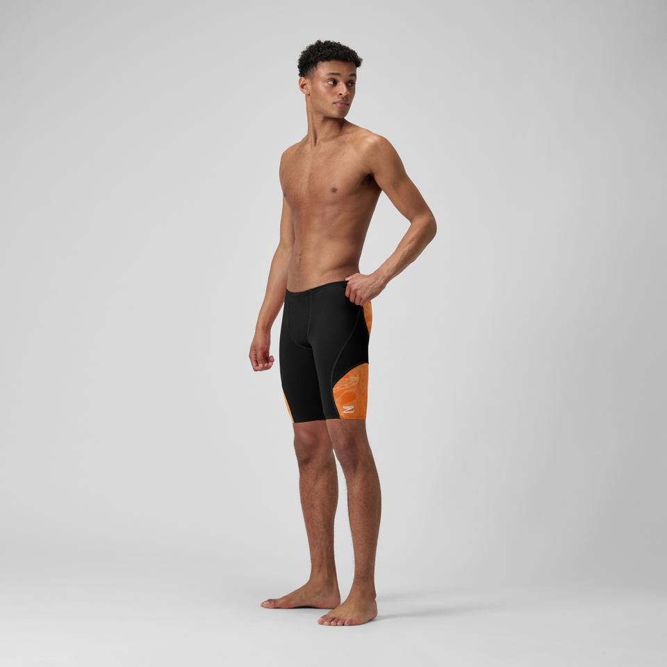 Cuissard de natation Lunar Storm pour hommes, orange