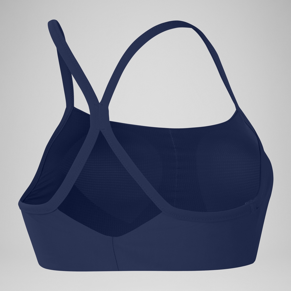 Women's Solid Racerback Bikini Top Blue