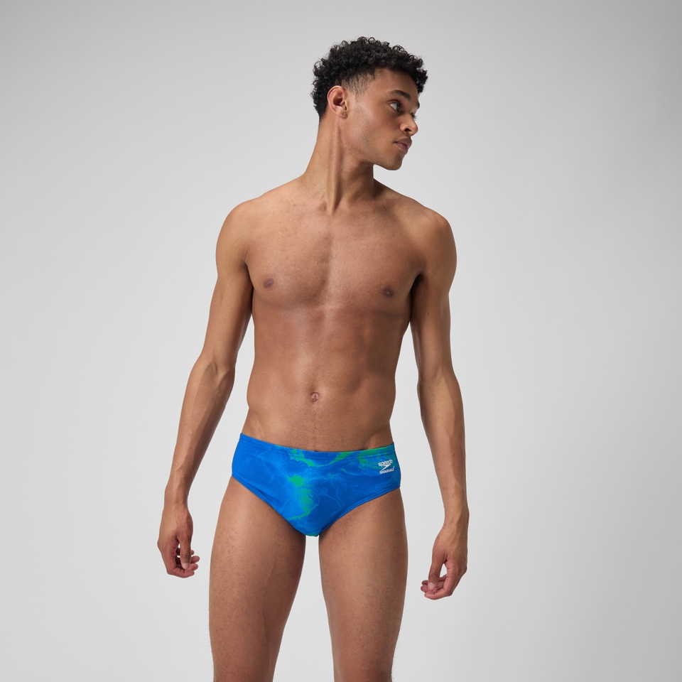 Caleçon boxeur ajusté boxeur ajusté Lunar Storm pour hommes, bleu