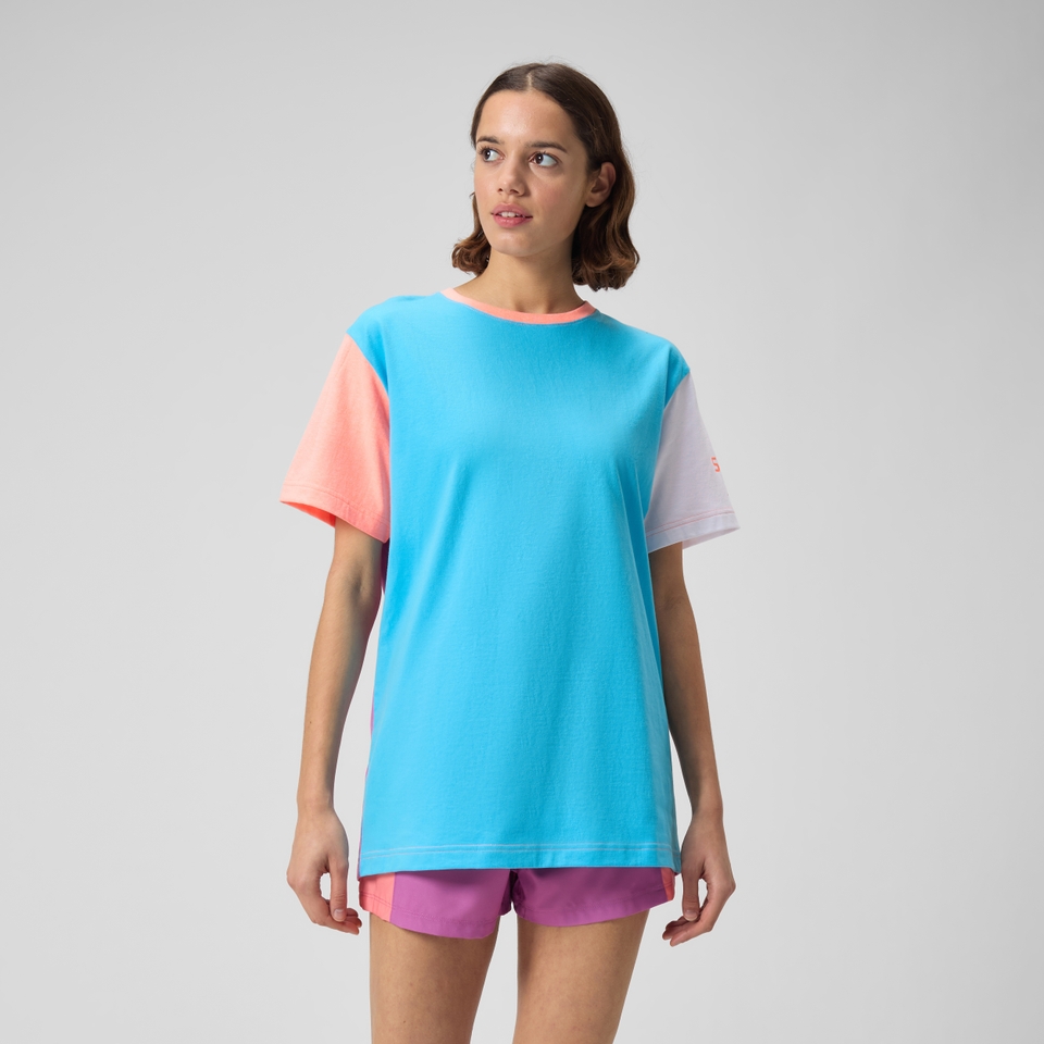 Women's Colorblock Vibe Tee Blue/Purple