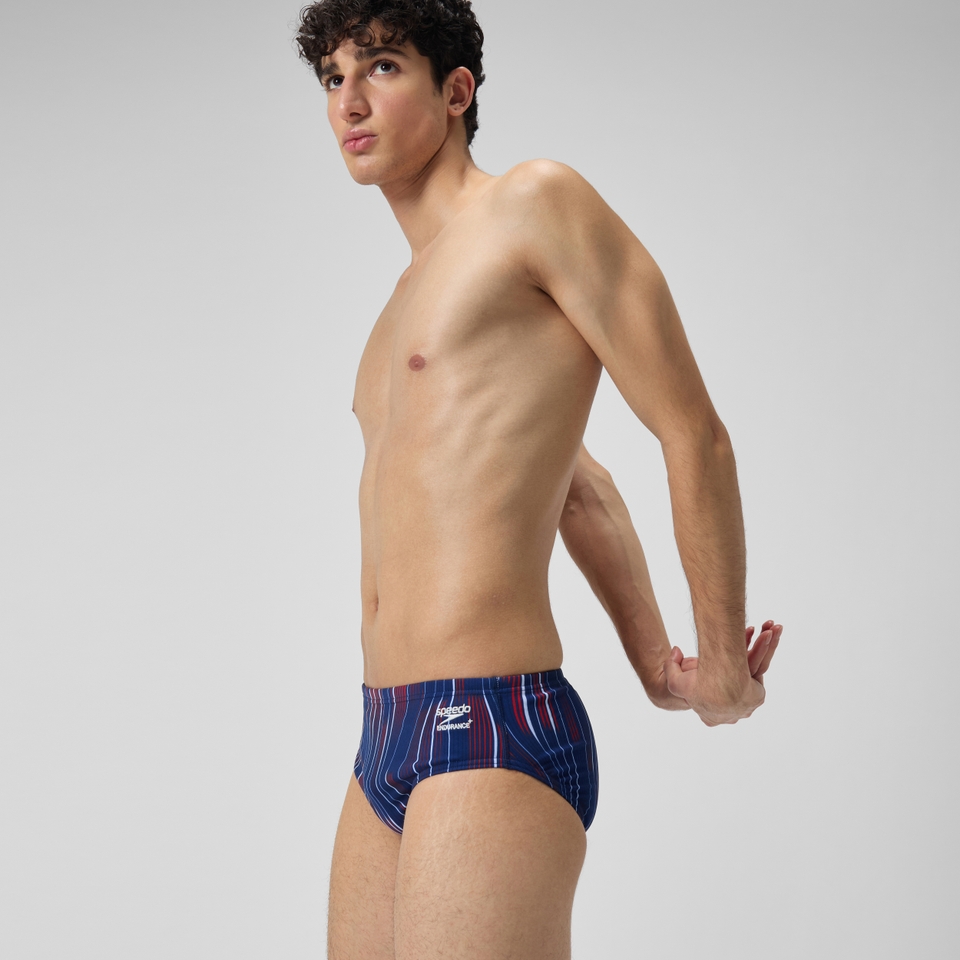 Men's Space Train Brief Blue