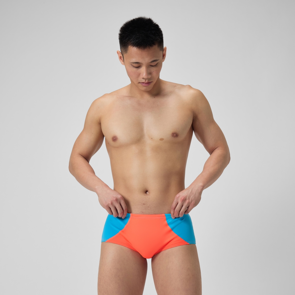 Caleçon boxeur ajusté boxeur ajusté Euro pour hommes, rouge