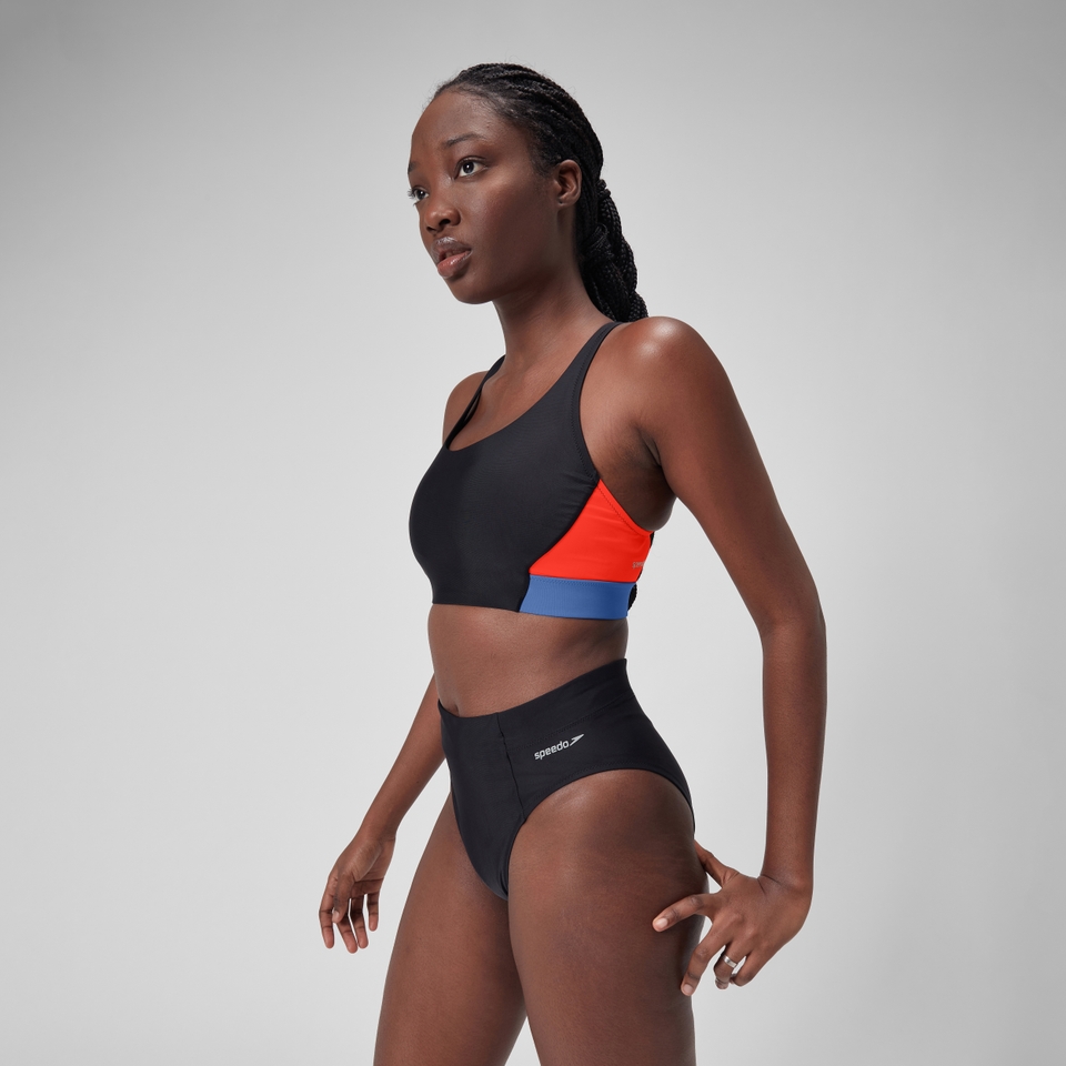 Women's Bikini Top Black/Red