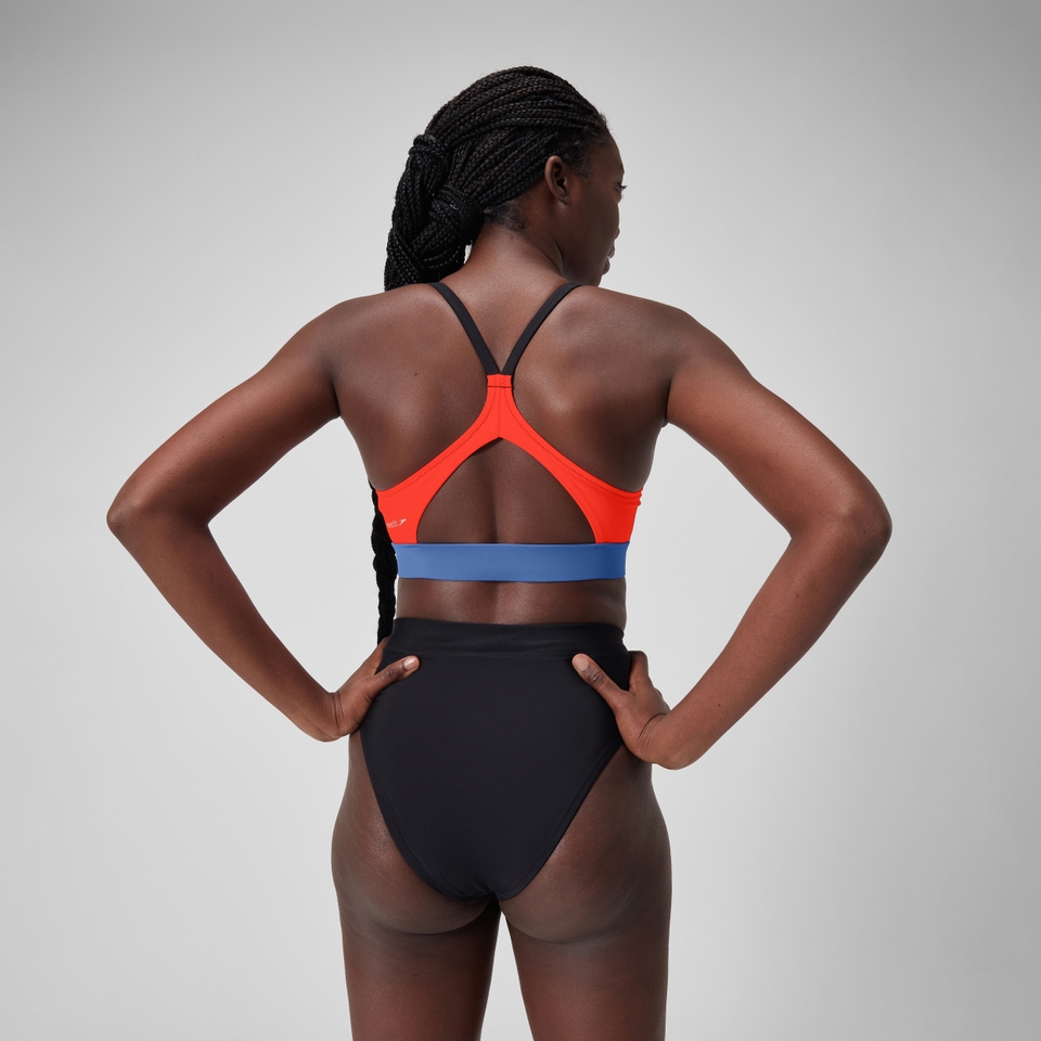 Women's Bikini Top Black/Red