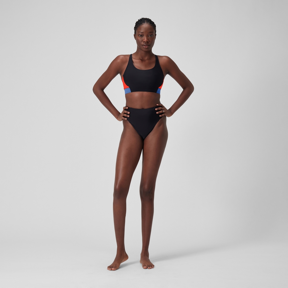 Women's Bikini Top Black/Red
