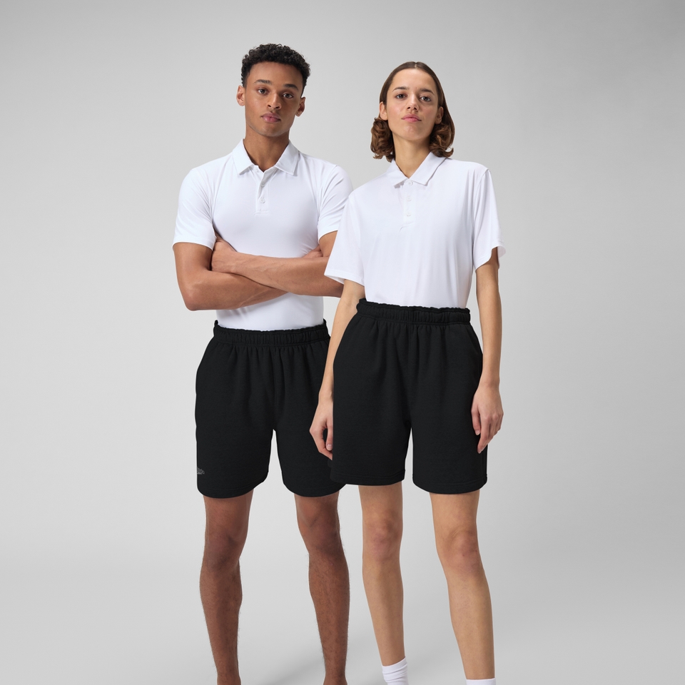 Unisex Fleece Short Black