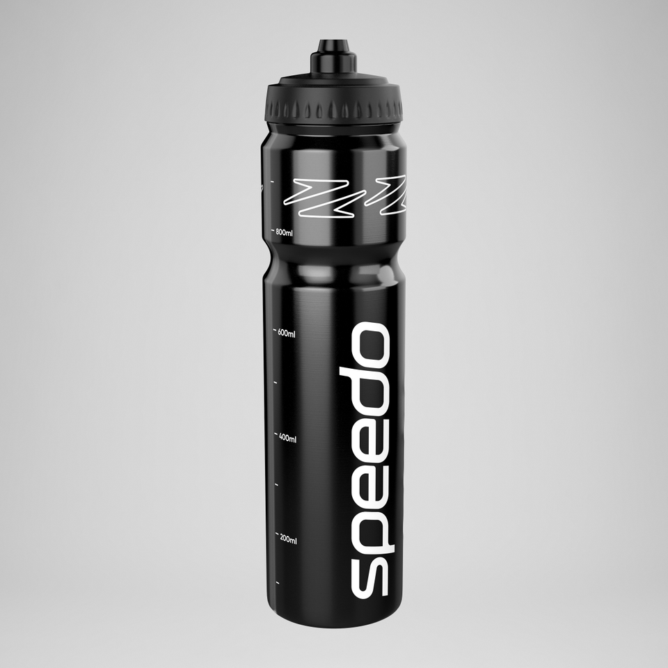 Speedo Trinkflasche, 1 Liter Schwarz