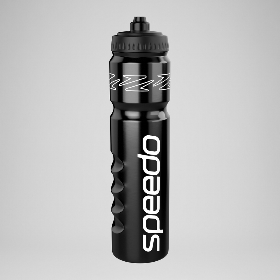 Speedo Trinkflasche, 1 Liter Schwarz