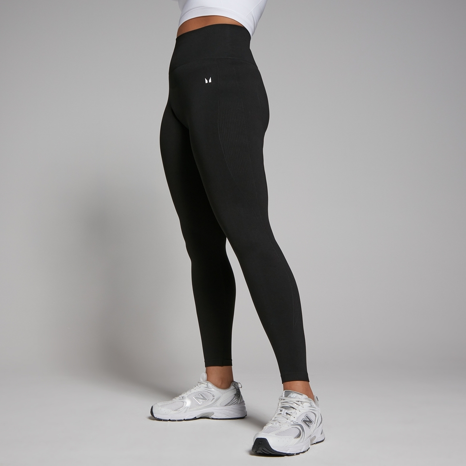 Women's Shape Seamless Cross Strap Sports Bra & Leggings Bundle – Black