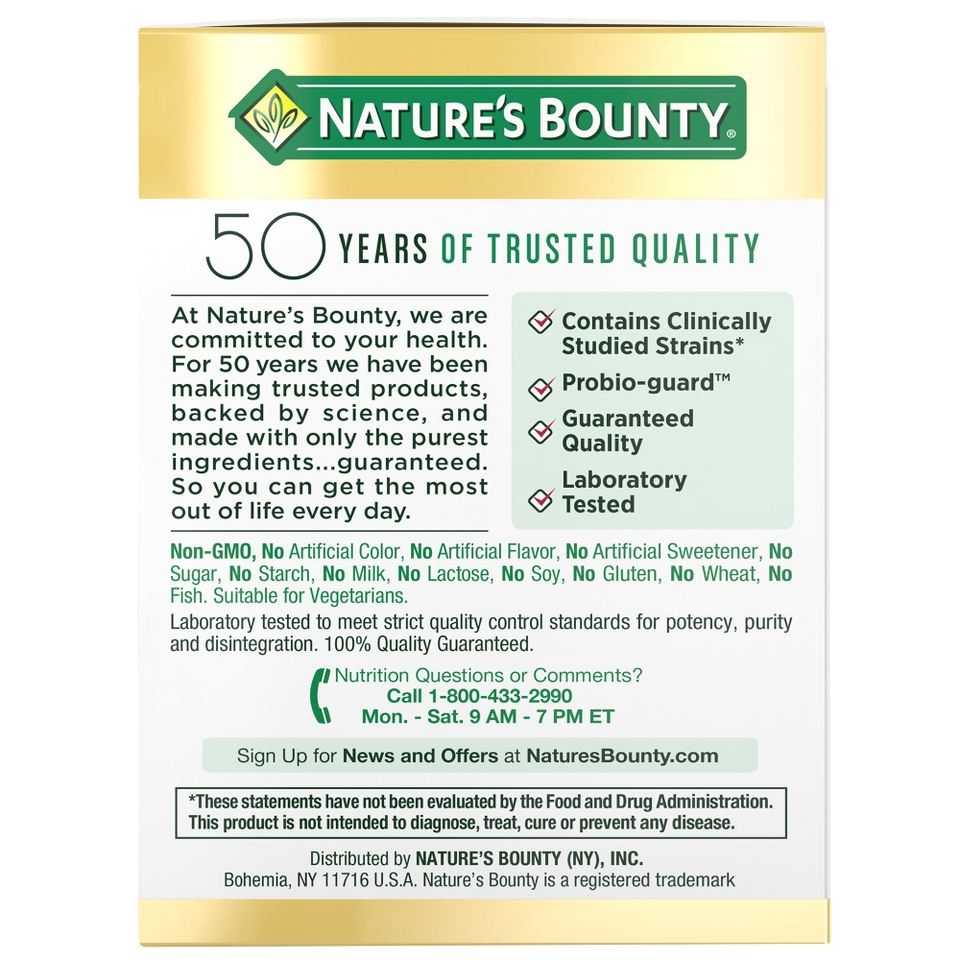 Nature's Bounty Probiotic 10