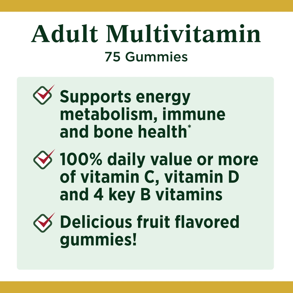 Nature's Bounty Adult Multivitamin Gummies