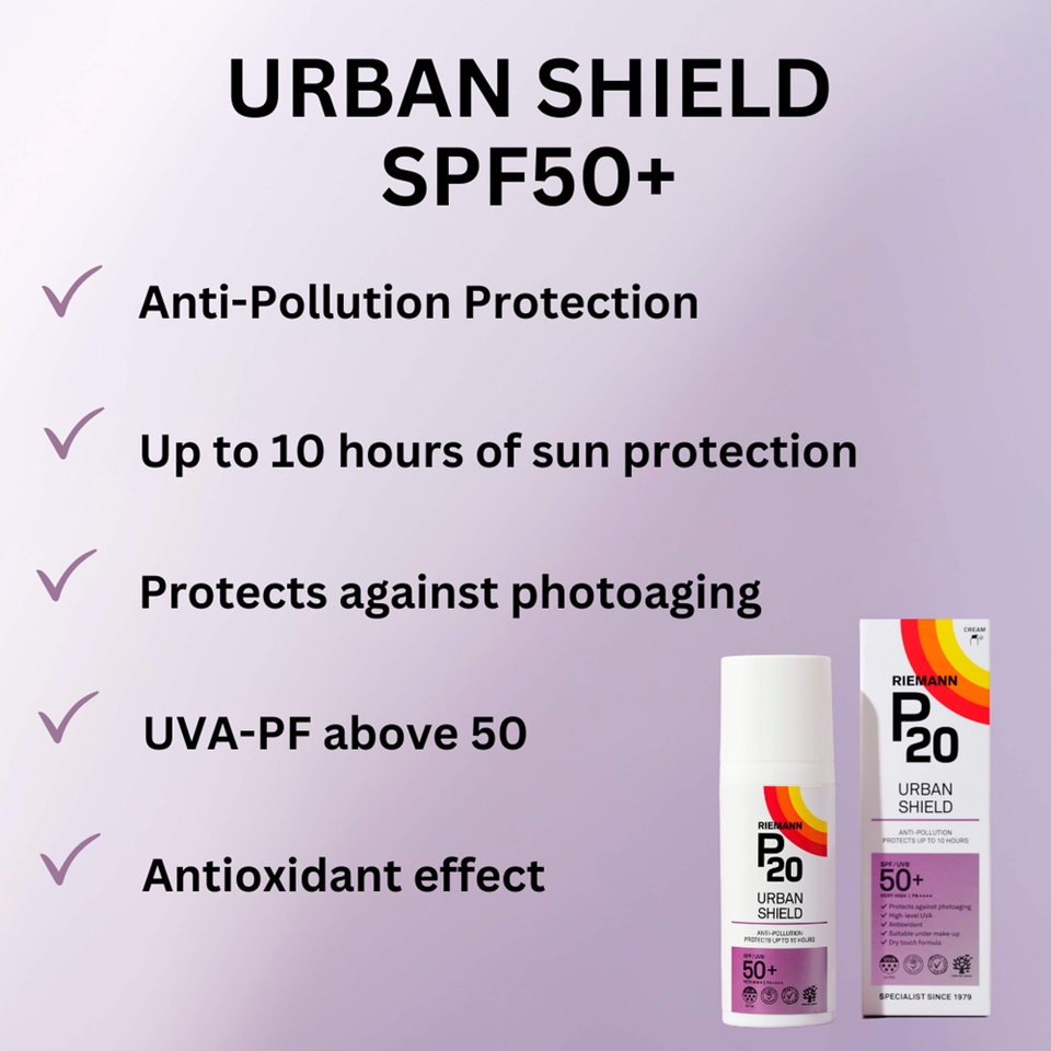 Riemann P20 Face Urban Shield SPF50+ Cream 50ml