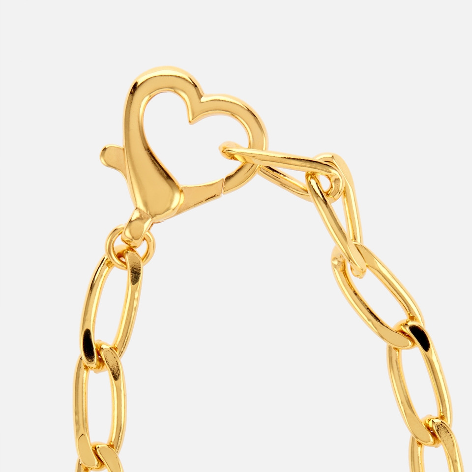 anna + nina Locked Love Gold-Plated Bracelet