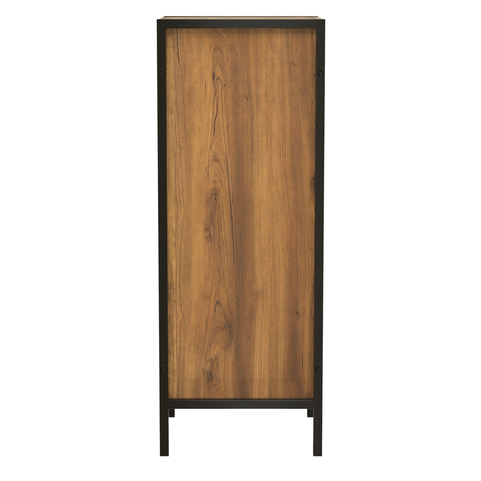 Homebase Edit Bathroom Storage 3 Drawer Unit Mango Oak Effect Homebase