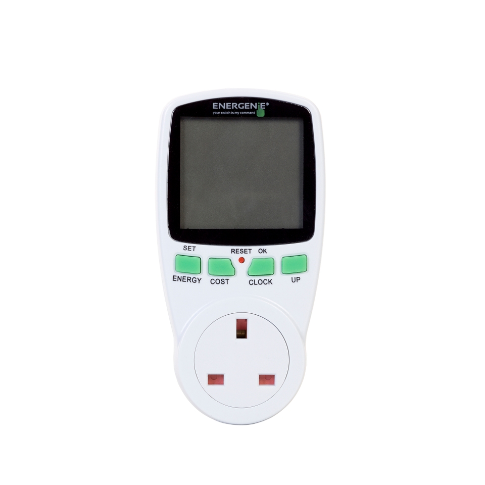 Energenie Appliance Power Smart Meter with Easy-Read Display - White