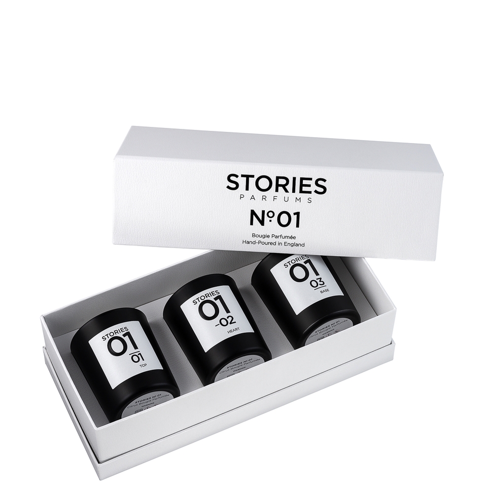 STORIES No.01 Candle Trio 3 x 70g
