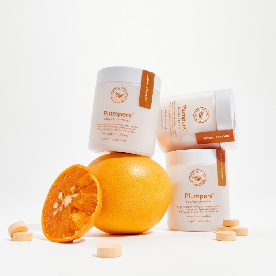 The Beauty Chef Collagen Plumpers Orange and Tumeric Gummies -75 Gummies