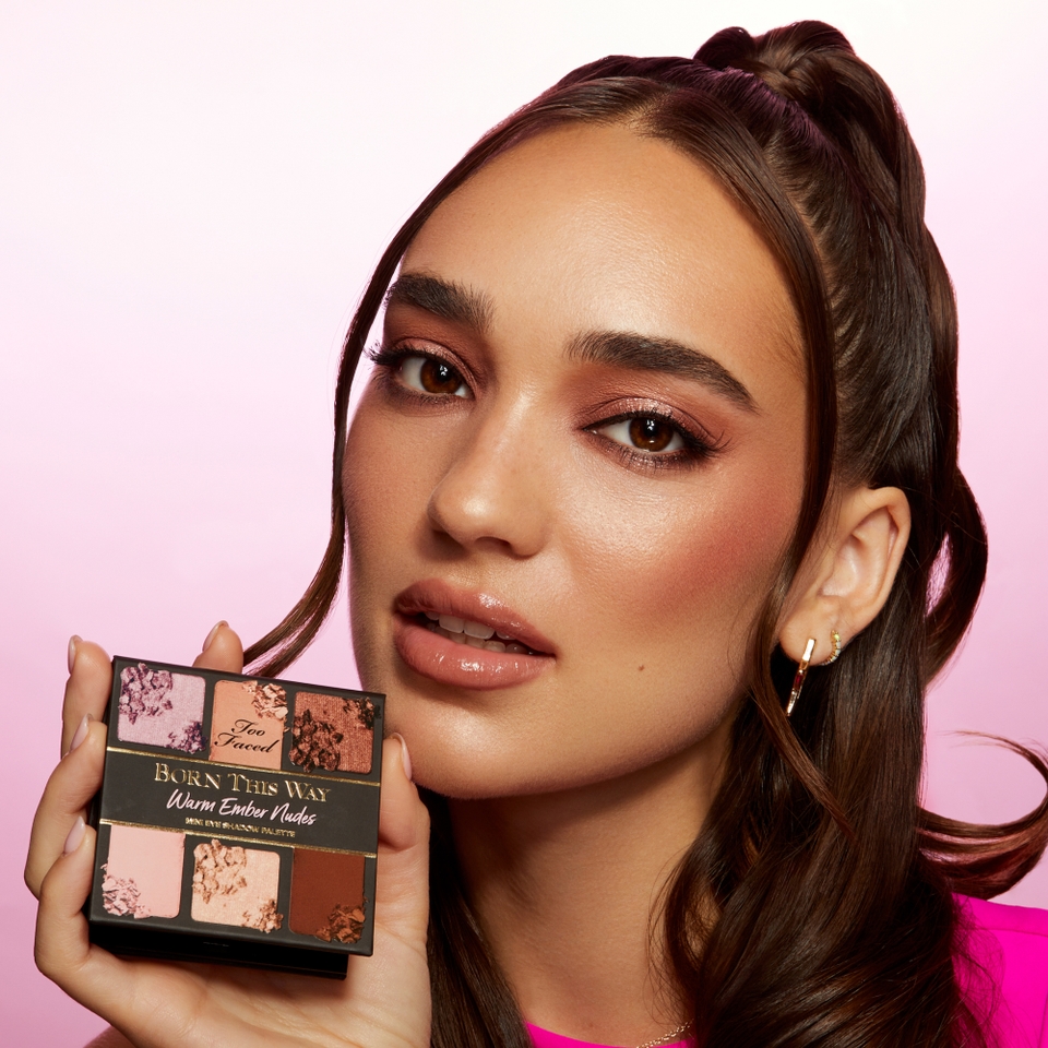 Too Faced Born This Way Warm Ember Nudes Mini Eyeshadow Palette