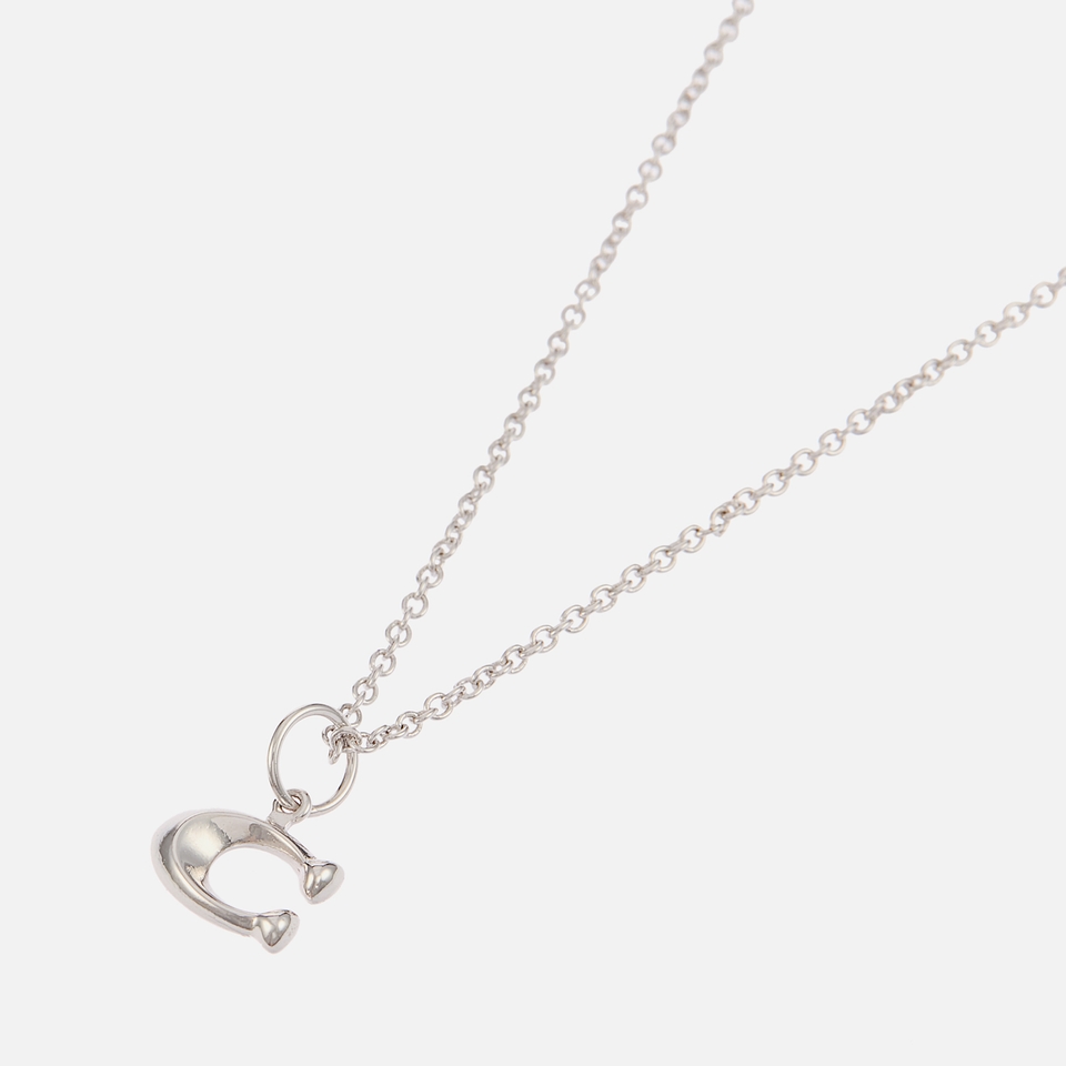 Coach Starter Chain Silver-Tone Necklace