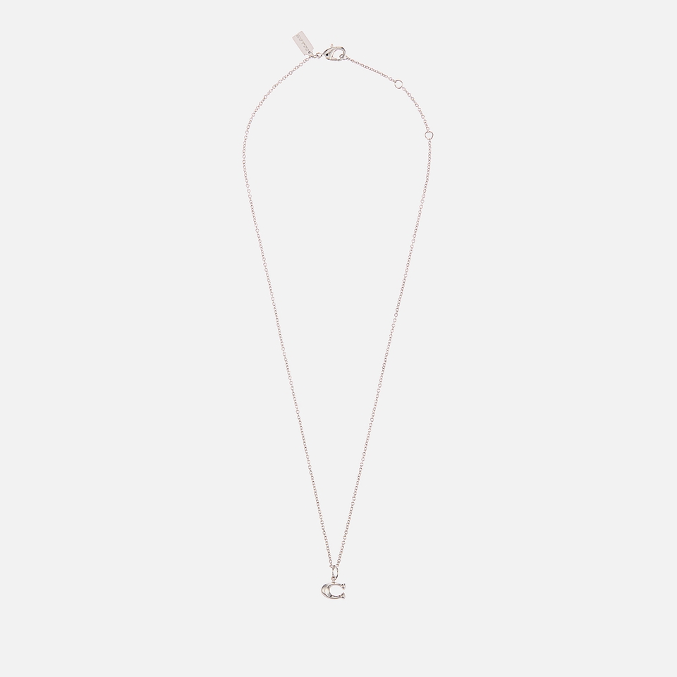 Coach Starter Chain Silver-Tone Necklace